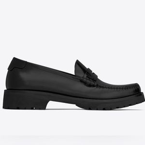 YSL Black Penny Loafer
